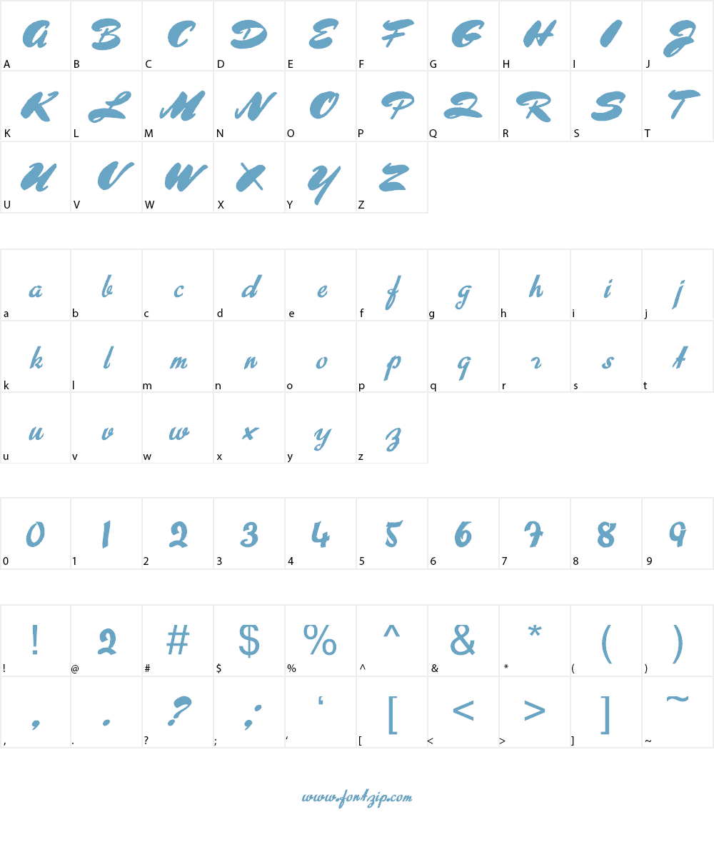 About Sweet Memories Font Character